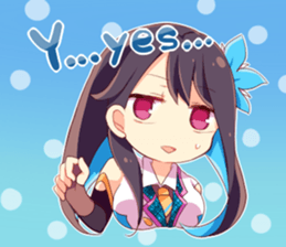 Sapphiart Inc: Amane Kisora Stickers ENG sticker #14347370