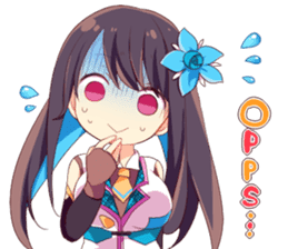 Sapphiart Inc: Amane Kisora Stickers ENG sticker #14347379
