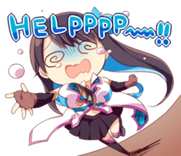 Sapphiart Inc: Amane Kisora Stickers ENG sticker #14347394