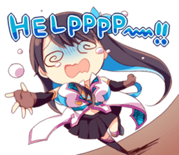 Sapphiart Inc: Amane Kisora Stickers ENG sticker #14347394