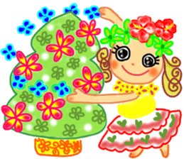 X`mas Hula girl Kilala sticker #14347568