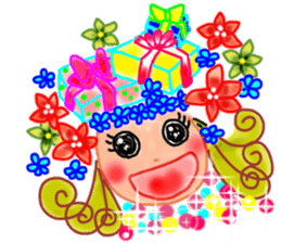 X`mas Hula girl Kilala sticker #14347569