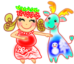 X`mas Hula girl Kilala sticker #14347570