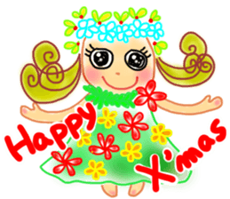 X`mas Hula girl Kilala sticker #14347571
