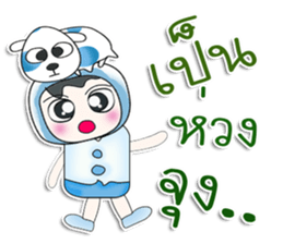 ..Mr. Sawamura.. and dog. >_< sticker #14348167