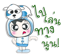 ..Mr. Sawamura.. and dog. >_< sticker #14348175