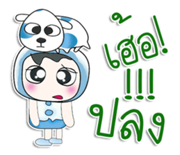 ..Mr. Sawamura.. and dog. >_< sticker #14348186