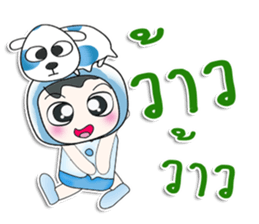 ..Mr. Sawamura.. and dog. >_< sticker #14348199