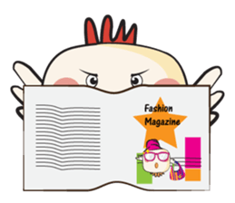 Mischievous Yellow Bird, Second Story sticker #14349067