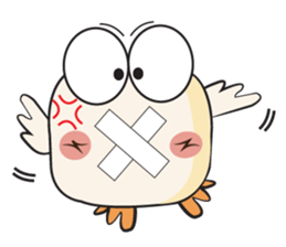 Mischievous Yellow Bird, Second Story sticker #14349093