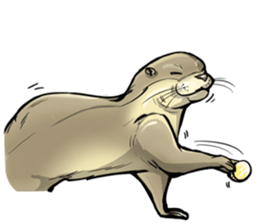 My Otter! sticker #14349155