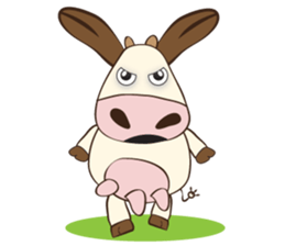 The Lovely Dairy Cow, in Actions sticker #14349218