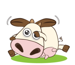 The Lovely Dairy Cow, in Actions sticker #14349222