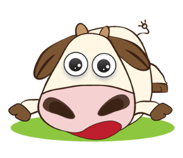 The Lovely Dairy Cow, in Actions sticker #14349223