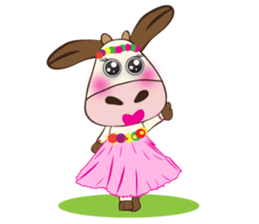 The Lovely Dairy Cow, in Actions sticker #14349225