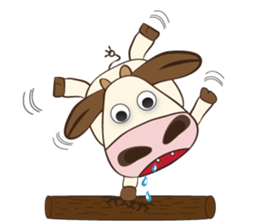 The Lovely Dairy Cow, in Actions sticker #14349228