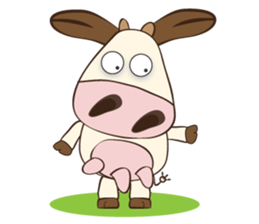 The Lovely Dairy Cow, in Actions sticker #14349232