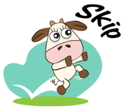 The Lovely Dairy Cow, in Actions sticker #14349238