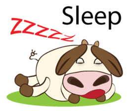 The Lovely Dairy Cow, in Actions sticker #14349242