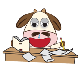 The Lovely Dairy Cow, in Actions sticker #14349243