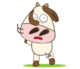 The Lovely Dairy Cow, in Actions sticker #14349249