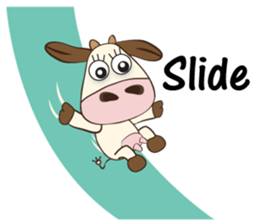 The Lovely Dairy Cow, in Actions sticker #14349251