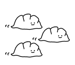 walking gyoza sticker #14349639