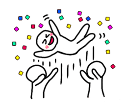 White human everyday sticker #14349738