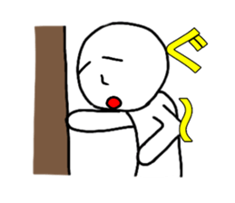 White human everyday sticker #14349750