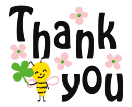 Happy Bee & Ladybird sticker #14349758