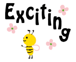 Happy Bee & Ladybird sticker #14349763
