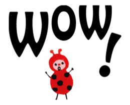 Happy Bee & Ladybird sticker #14349776