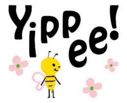 Happy Bee & Ladybird sticker #14349779