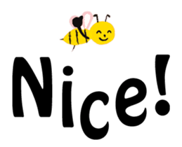 Happy Bee & Ladybird sticker #14349780