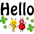 Happy Bee & Ladybird
