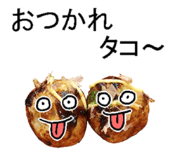 Takoyaki man. sticker #14349879