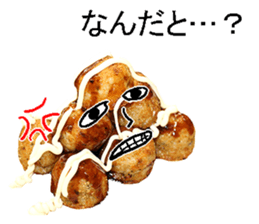 Takoyaki man. sticker #14349889