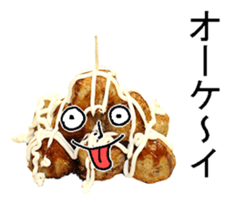 Takoyaki man. sticker #14349890