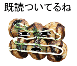 Takoyaki man. sticker #14349895