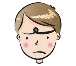 small eye man sticker #14351831