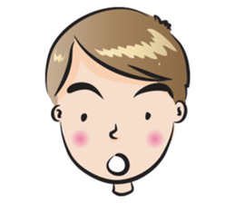 small eye man sticker #14351833