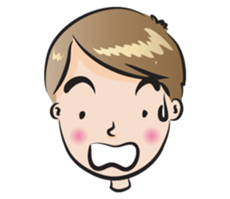 small eye man sticker #14351834