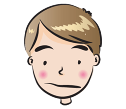 small eye man sticker #14351836