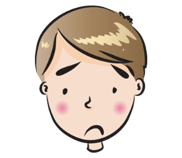 small eye man sticker #14351838