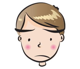 small eye man sticker #14351840