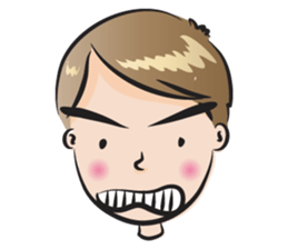 small eye man sticker #14351841