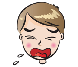 small eye man sticker #14351843