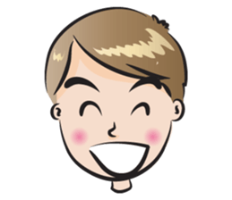 small eye man sticker #14351845