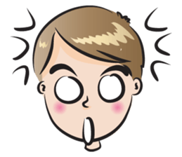 small eye man sticker #14351846