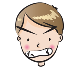 small eye man sticker #14351851